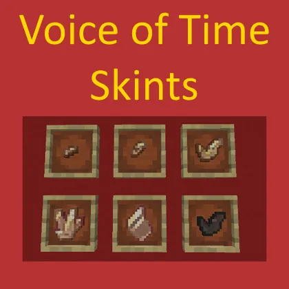 Voice of Time: Skints — Minecraft resurs pak, rasm 1