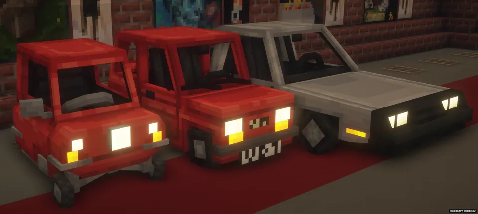 Bonsai's Car Collection — Minecraft resurs pak, rasm 5