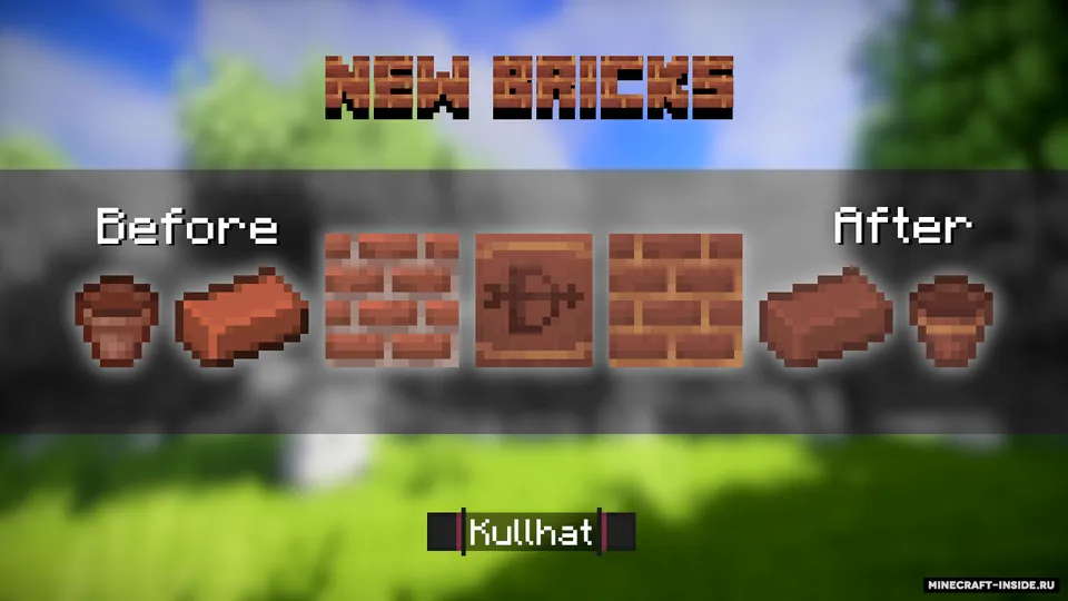 New Bricks — Minecraft resurs pak, rasm 2