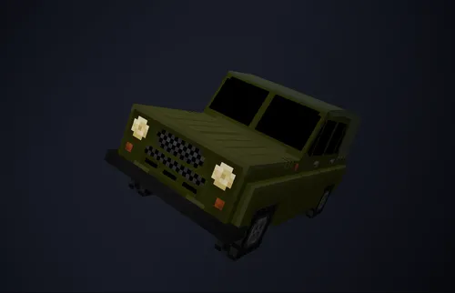 UAZ'dagi erkaklar — Minecraft resurs pak, rasm 1