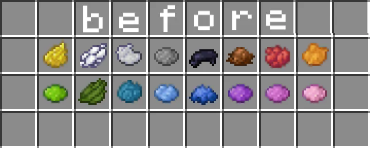 Dye In Bag — Minecraft resurs pak, rasm 2