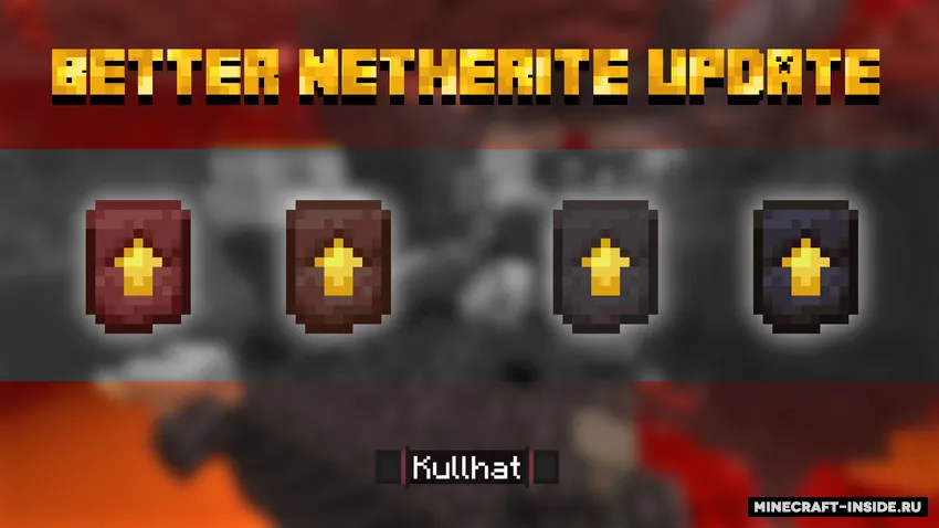 Better Netherite Upgrade — Minecraft resurs pak, rasm 2