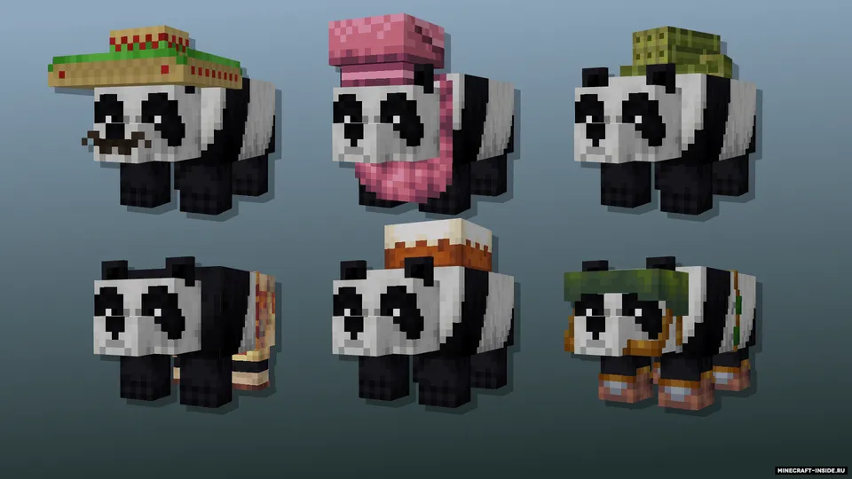 Puffier Pandas — Minecraft resurs pak, rasm 7