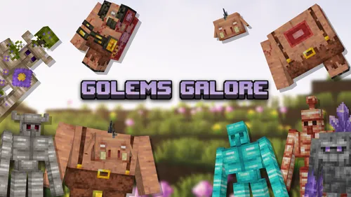 Golems Galore — Minecraft resurs pak, rasm 1