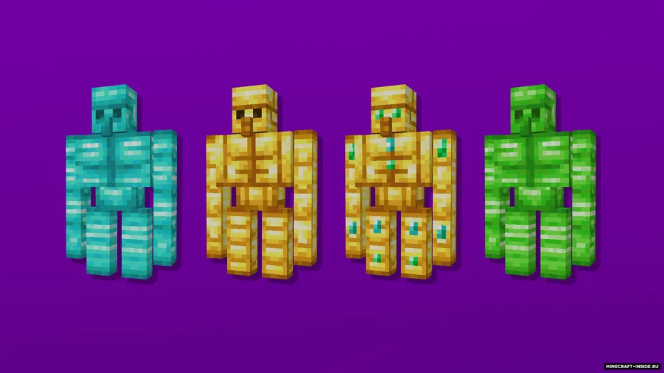 Golems Galore — Minecraft resurs pak, rasm 6