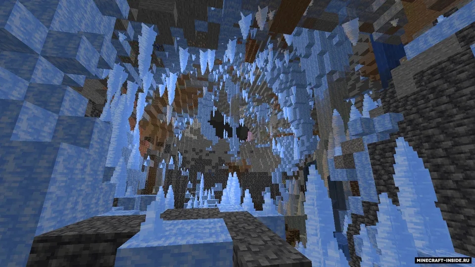 Dripstone Into Icicles — Minecraft resurs pak, rasm 2