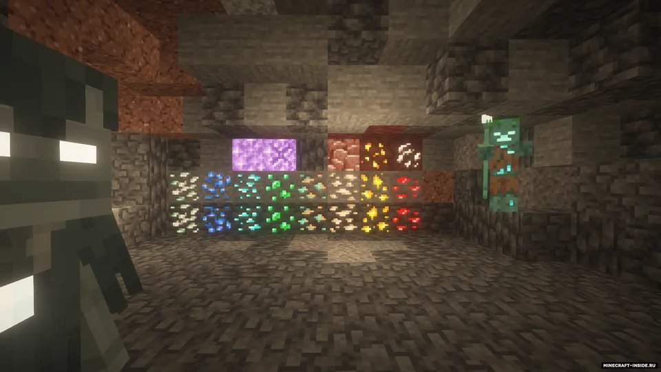 All Glowing + — Minecraft resurs pak, rasm 3