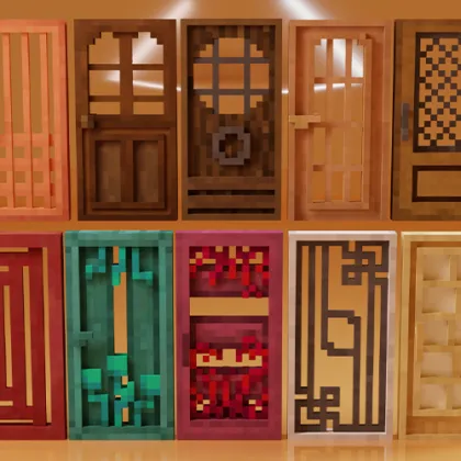 Recreated Doors — Minecraft resurs pak, rasm 1