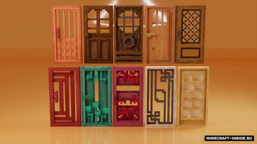Recreated Doors — Minecraft resurs pak, rasm 2
