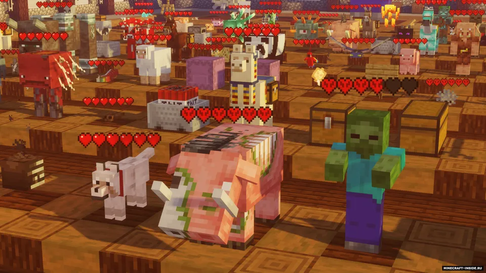 Entity Healthbars - Hearts — Minecraft resurs pak, rasm 2