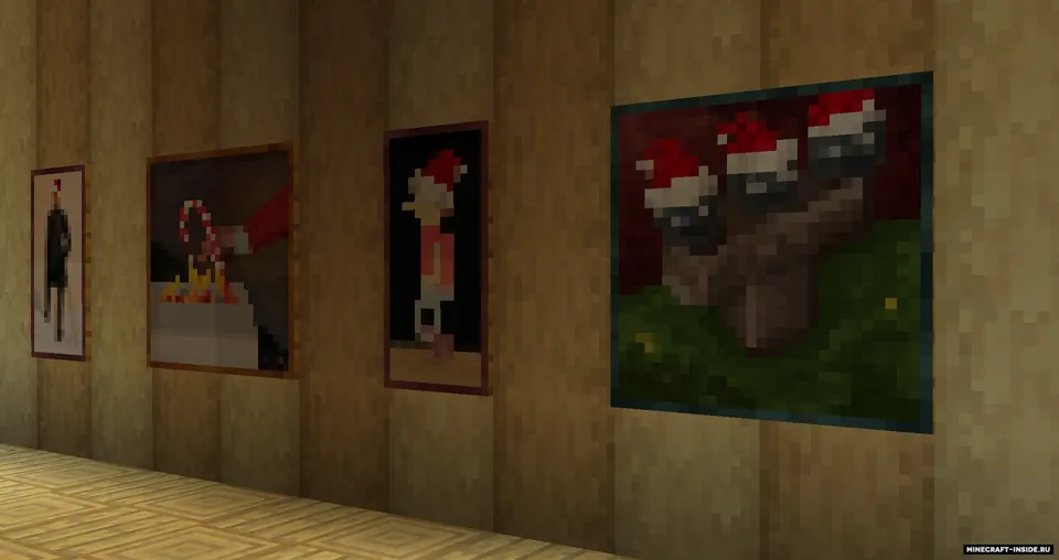Christmas Paintings — Minecraft resurs pak, rasm 3