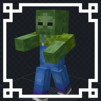DefaultZombies — Minecraft resurs pak, rasm 1