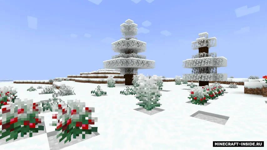 Winter Foliage — Minecraft resurs pak, rasm 2