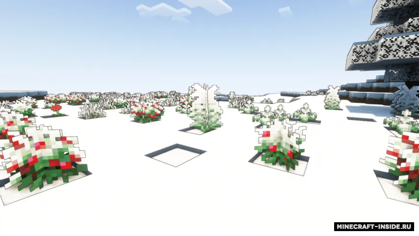 Winter Foliage — Minecraft resurs pak, rasm 3