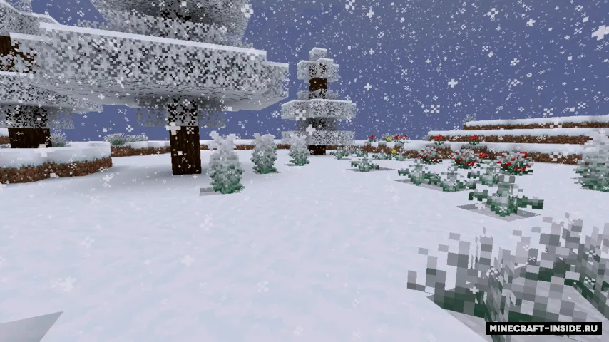 Winter Foliage — Minecraft resurs pak, rasm 4
