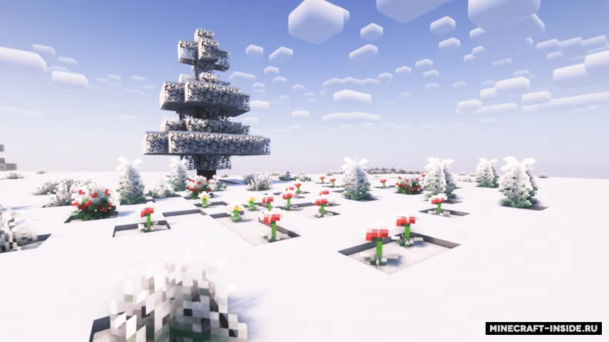 Winter Foliage — Minecraft resurs pak, rasm 6