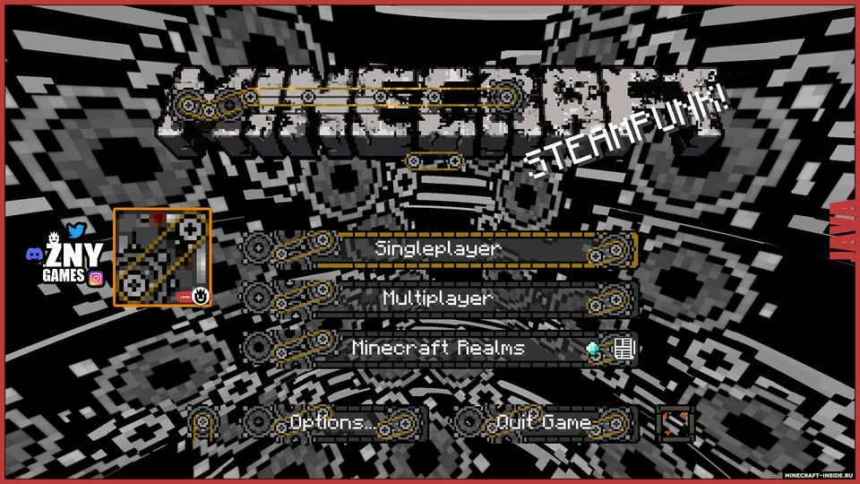 Steampunk — Minecraft resurs pak, rasm 2