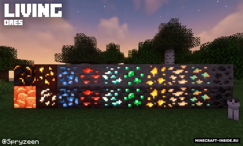 Spryzeen's Living ores — Minecraft resurs pak, rasm 2