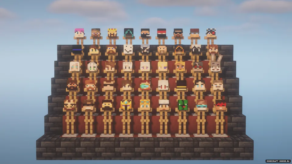 Masks of YouTubers by Carrot — Minecraft resurs pak, rasm 2
