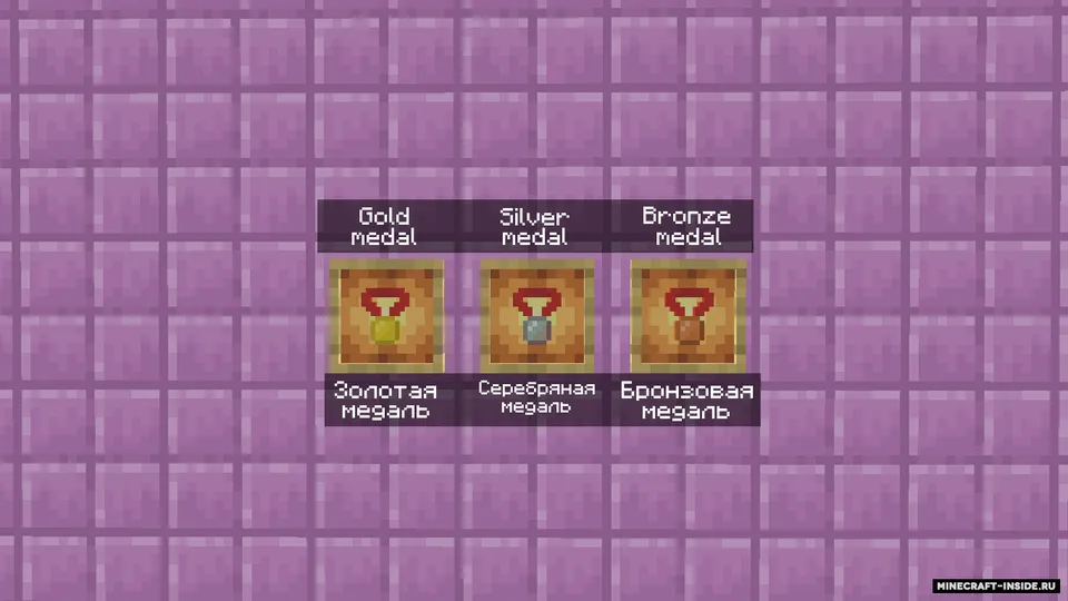 Medals — Minecraft resurs pak, rasm 3