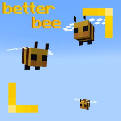 Better bees — Minecraft resurs pak, rasm 1