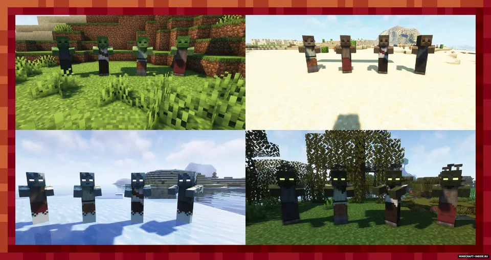 Monster Diversity — Minecraft resurs pak, rasm 5