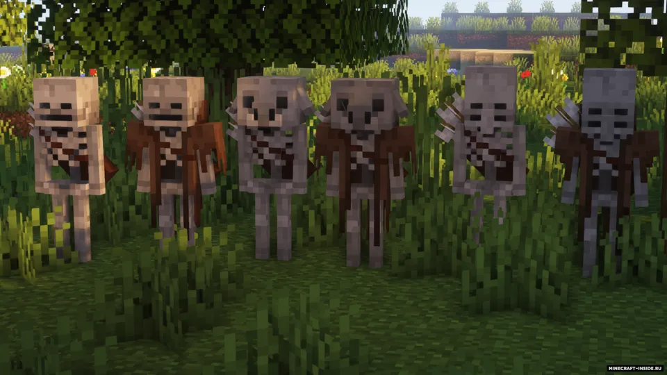 Better Skeletons — Minecraft resurs pak, rasm 2