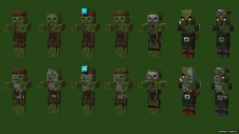Better Zombies — Minecraft resurs pak, rasm 7