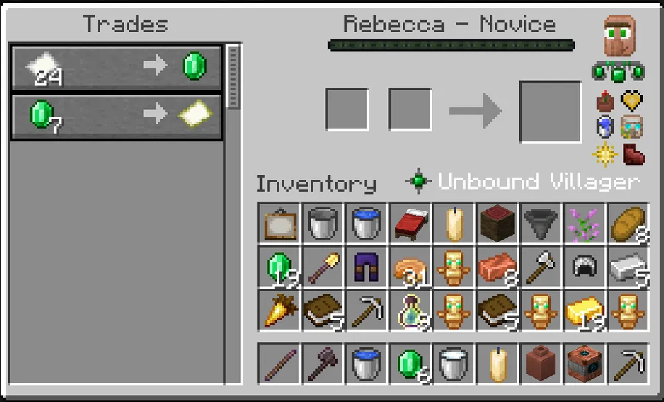 Villager Tweaks — Minecraft mod, rasm 4