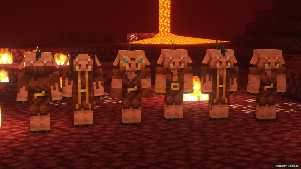 Porkier Piglins — Minecraft resurs pak, rasm 2