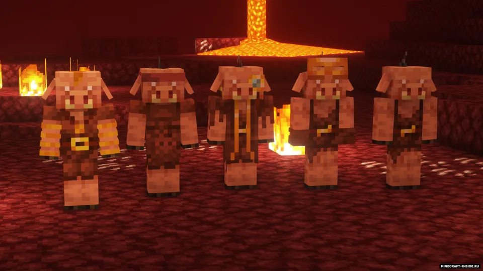 Porkier Piglins — Minecraft resurs pak, rasm 3