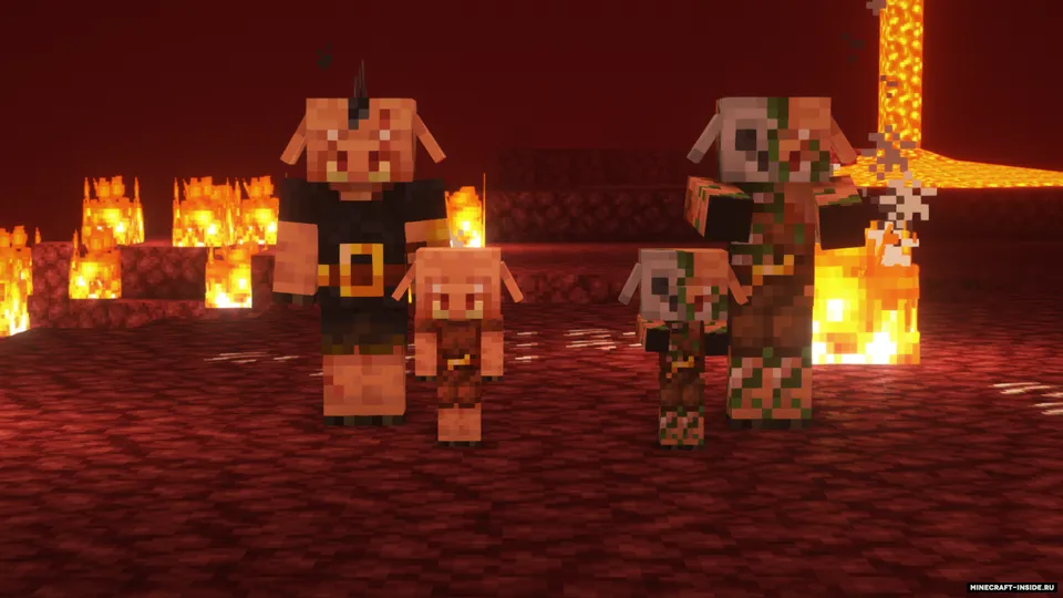 Porkier Piglins — Minecraft resurs pak, rasm 4