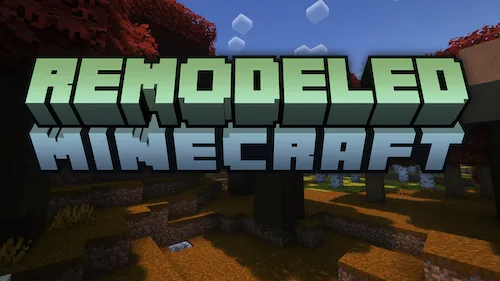 Remodeled — Minecraft resurs pak, rasm 1