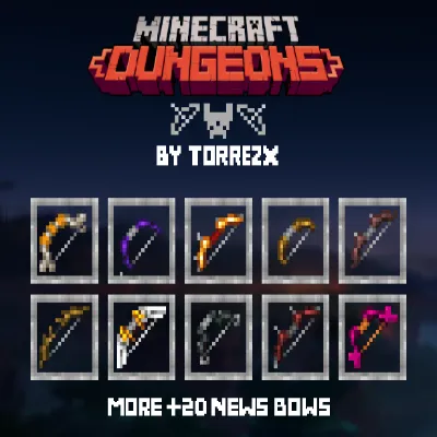 Torrezx-McDungeons bows — Minecraft resurs pak, rasm 1