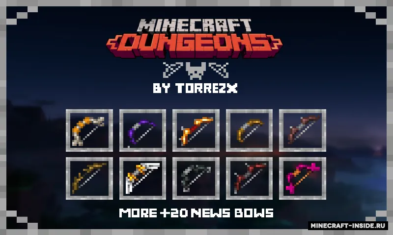 Torrezx-McDungeons bows — Minecraft resurs pak, rasm 2