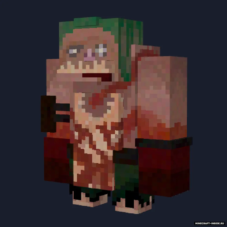 Warden'ni Pudge'ga almashtirish — Minecraft resurs pak, rasm 2