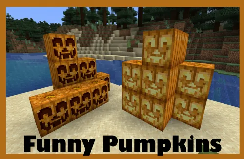 Funny Pumpkins — Minecraft resurs pak, rasm 1