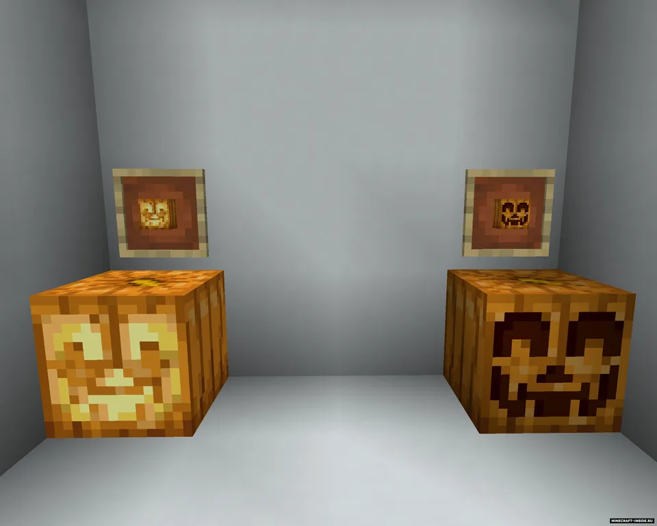 Funny Pumpkins — Minecraft resurs pak, rasm 2