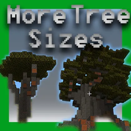 More Tree Sizes — Minecraft mod, rasm 1