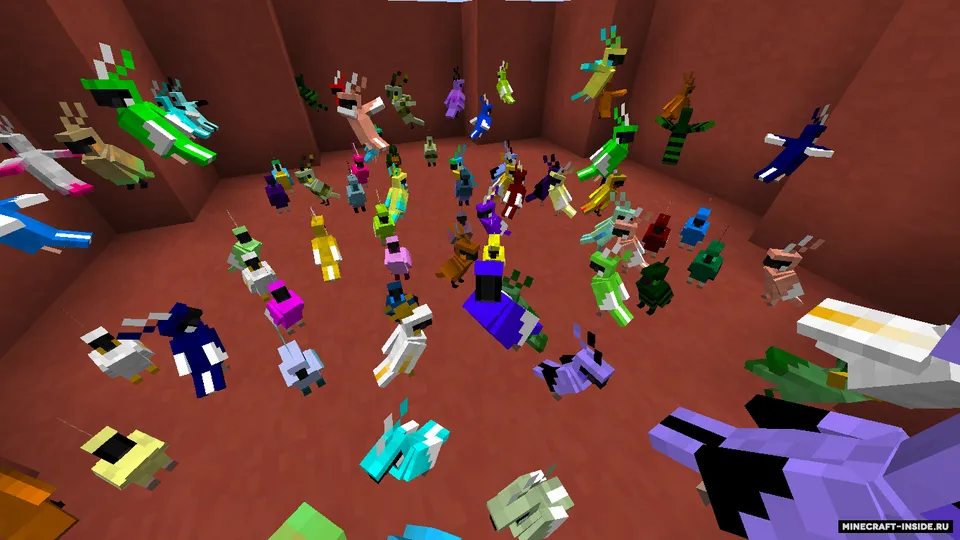 Moblar xilma-xilligi — Minecraft resurs pak, rasm 3