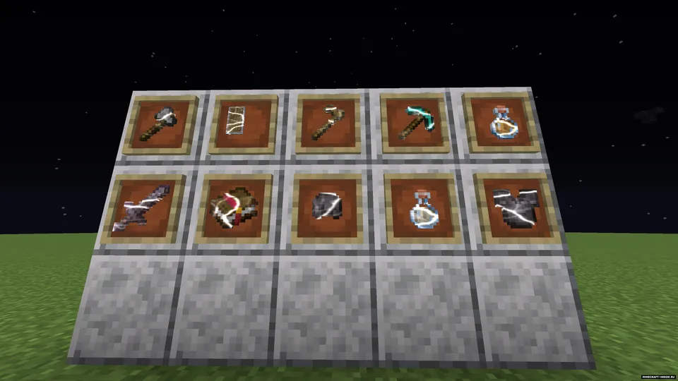 White Electric Enchantment Glint — Minecraft resurs pak, rasm 2
