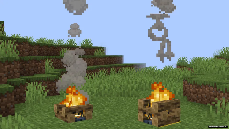 Bonfires — Minecraft resurs pak, rasm 2