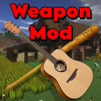 WeaponMod — Minecraft mod, rasm 1