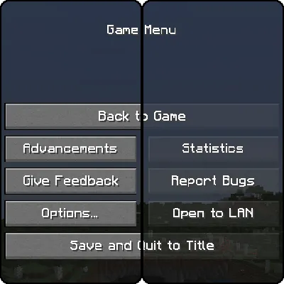 Grey's Transparent Menu & Widgets HUD — Minecraft resurs pak, rasm 1