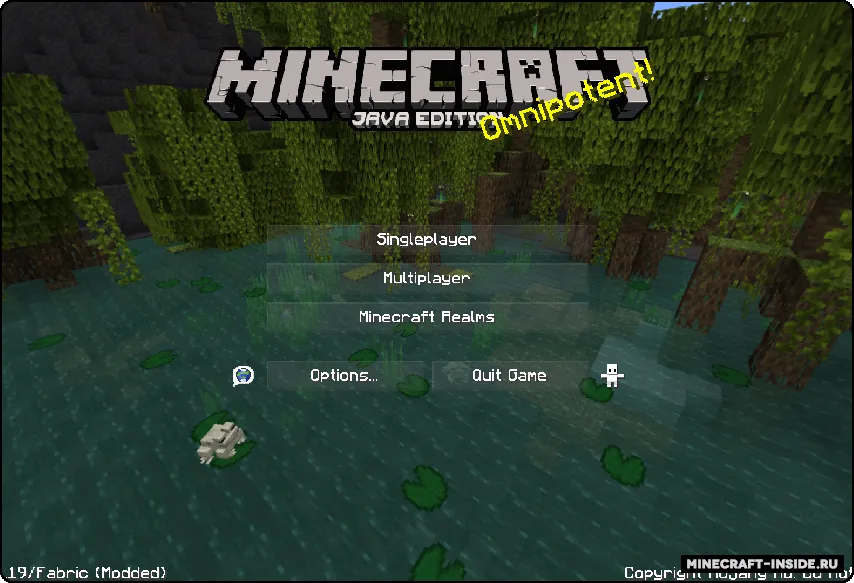 Grey's Transparent Menu & Widgets HUD — Minecraft resurs pak, rasm 2