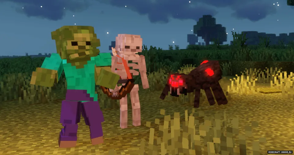 Improved Hostiles — Minecraft resurs pak, rasm 5