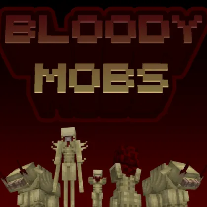Bloody mobs (alpha 1.2.1) — Minecraft resurs pak, rasm 1