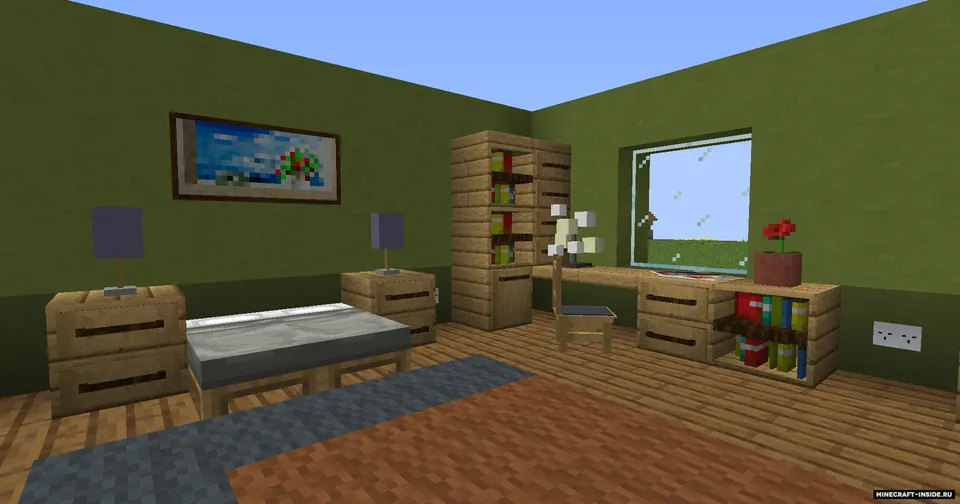 Modulli mebellar | Optifine — Minecraft resurs pak, rasm 3