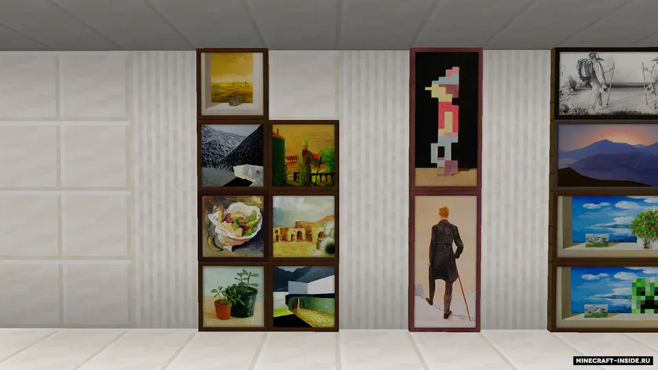 Paintings in High Definition — Minecraft resurs pak, rasm 2