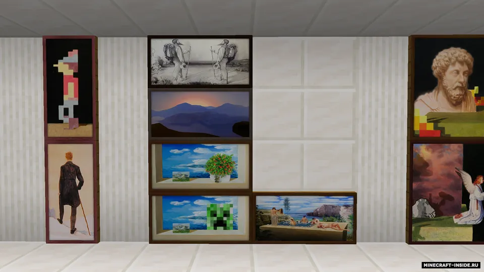 Paintings in High Definition — Minecraft resurs pak, rasm 3